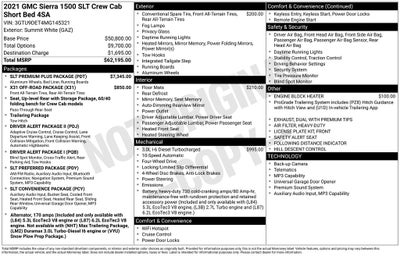 2021 GMC Sierra 1500 SLT