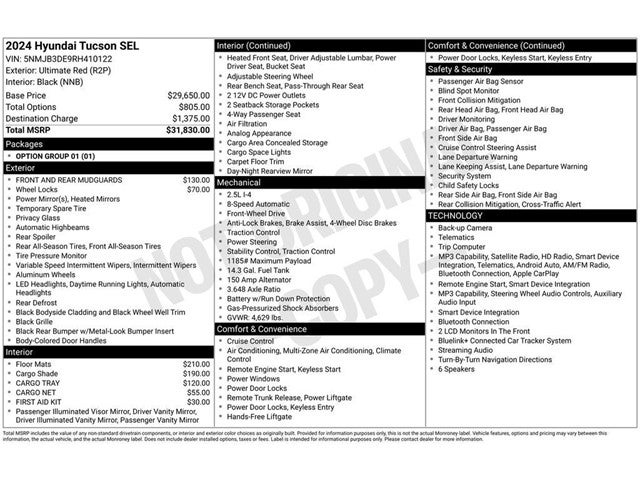 2024 Hyundai Tucson SEL