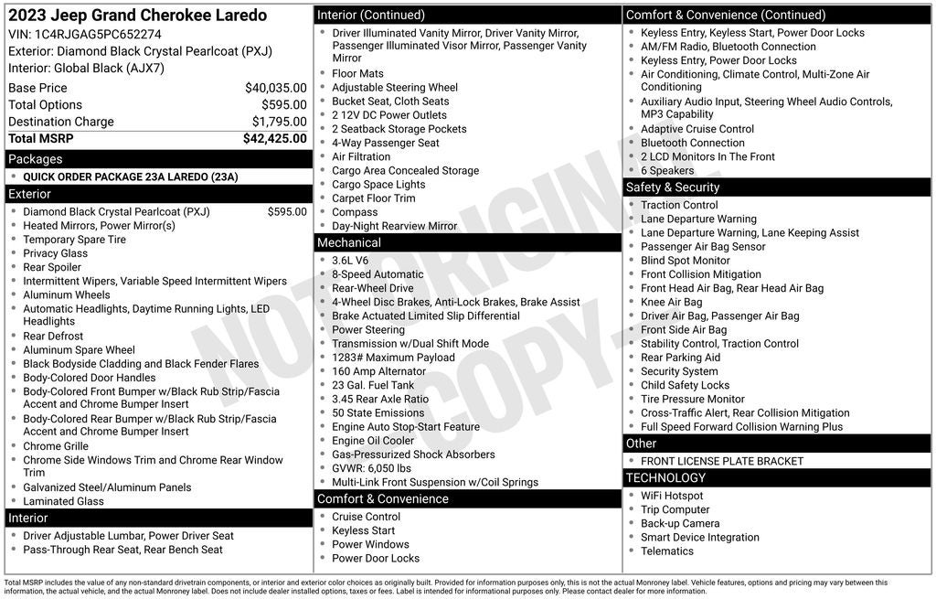 2023 Jeep Grand Cherokee Laredo