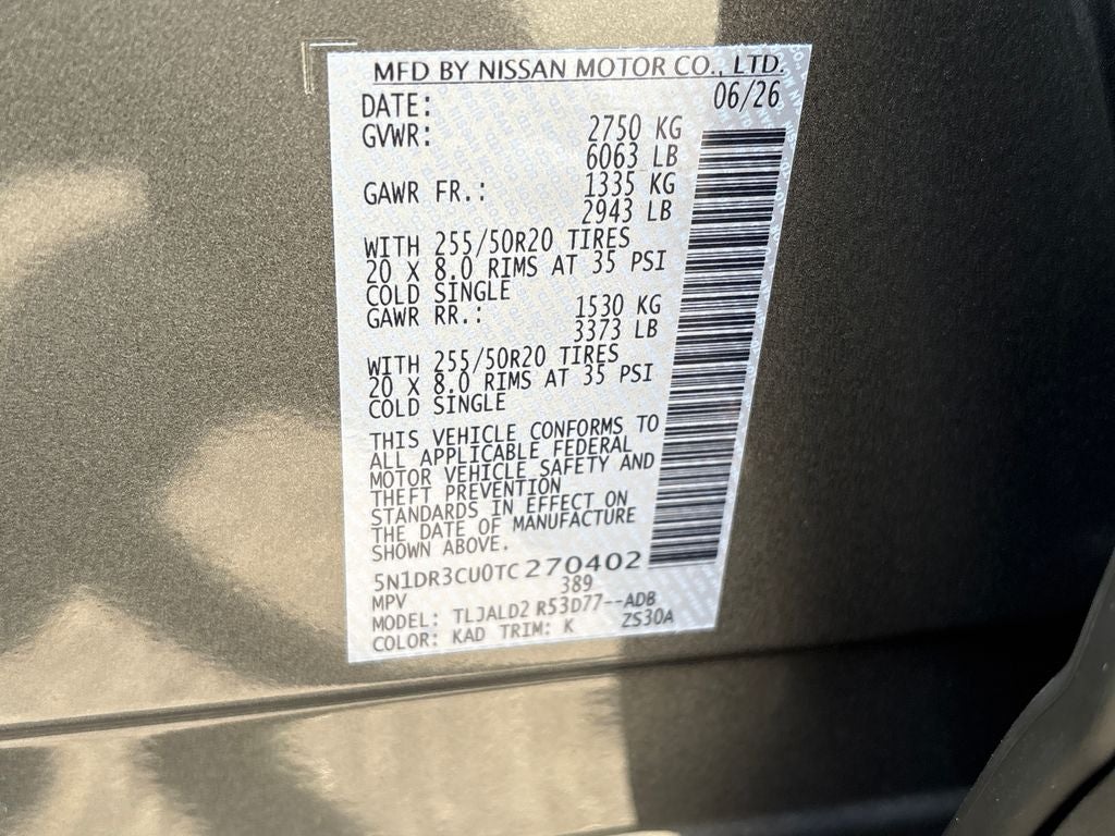 2026 Nissan Pathfinder SL