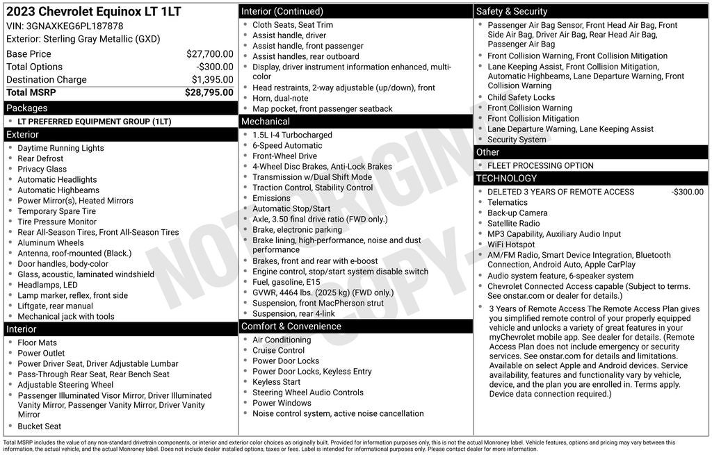 2023 Chevrolet Equinox LT