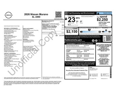 2026 Nissan Murano SL
