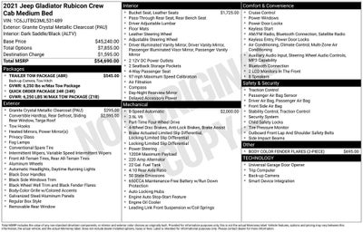 2021 Jeep Gladiator Rubicon 4x4