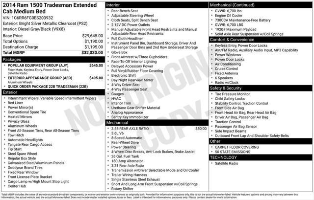 2014 RAM 1500 Tradesman