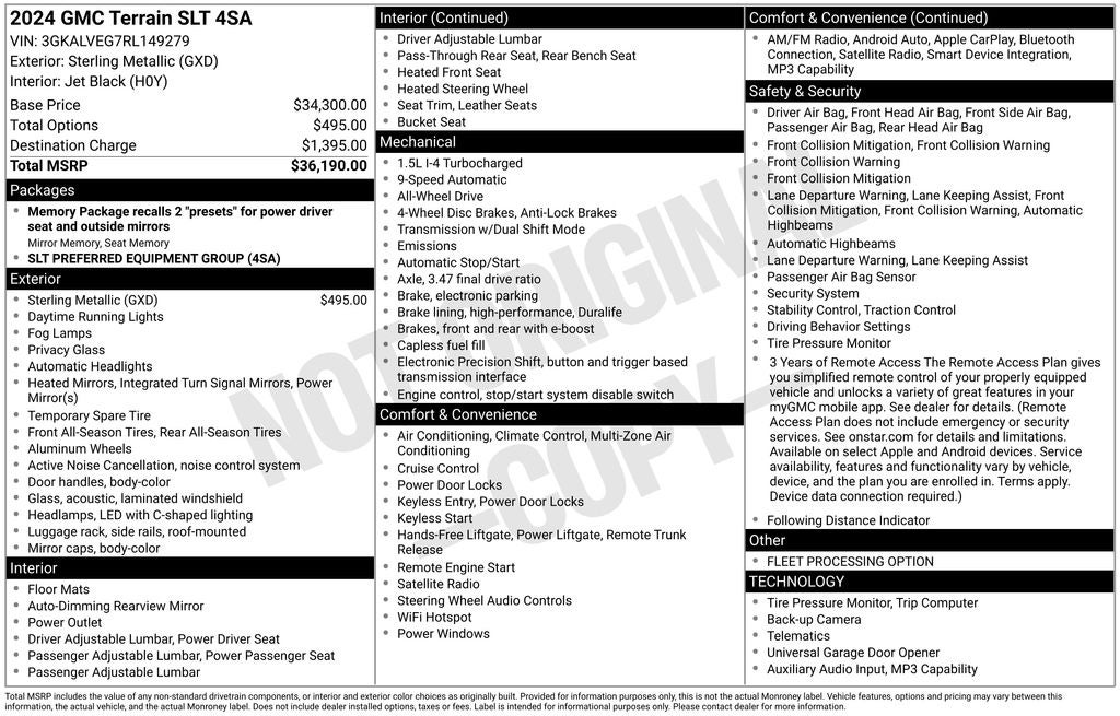 2024 GMC Terrain AWD SLT
