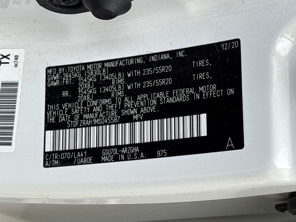 2021 Toyota Highlander Platinum