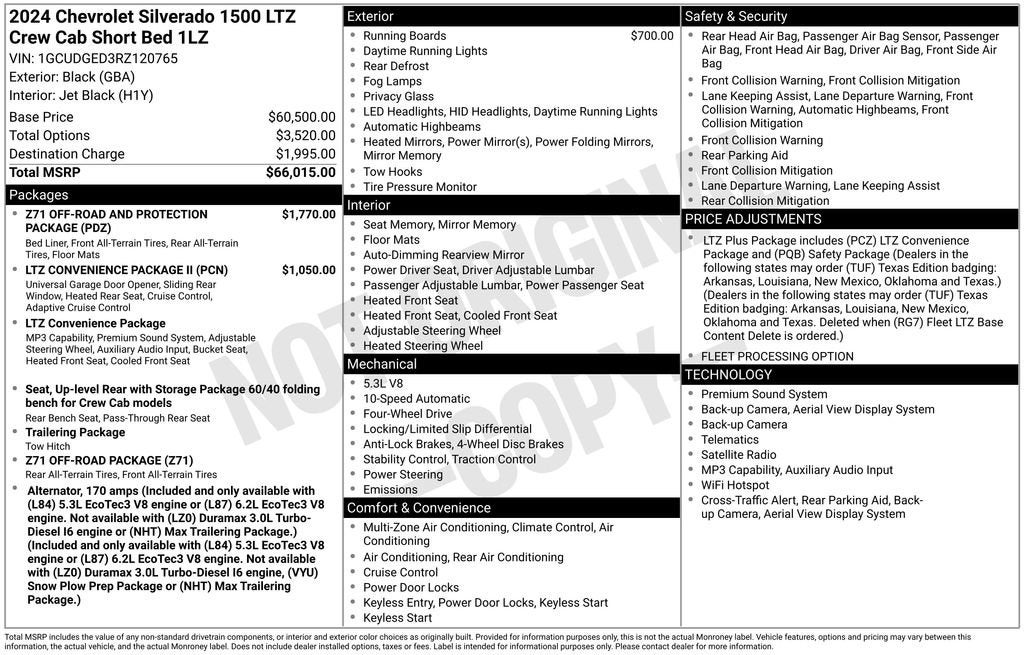 2024 Chevrolet Silverado 1500 LTZ