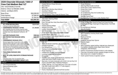 2020 Chevrolet Silverado 1500 Base