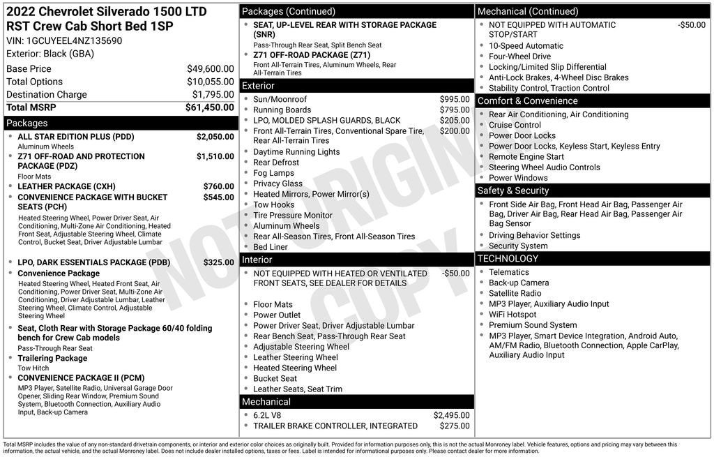 2022 Chevrolet Silverado 1500 LTD Base
