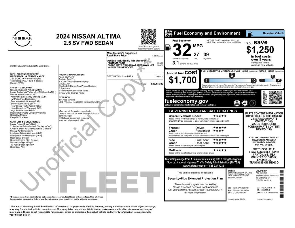 2024 Nissan Altima Base