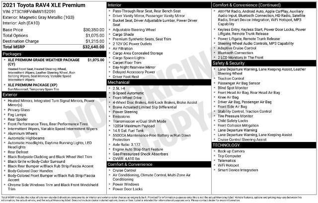 2021 Toyota RAV4 XLE Premium