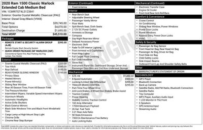 2020 RAM 1500 Classic Warlock