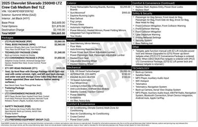 2025 Chevrolet Silverado 2500 HD LTZ