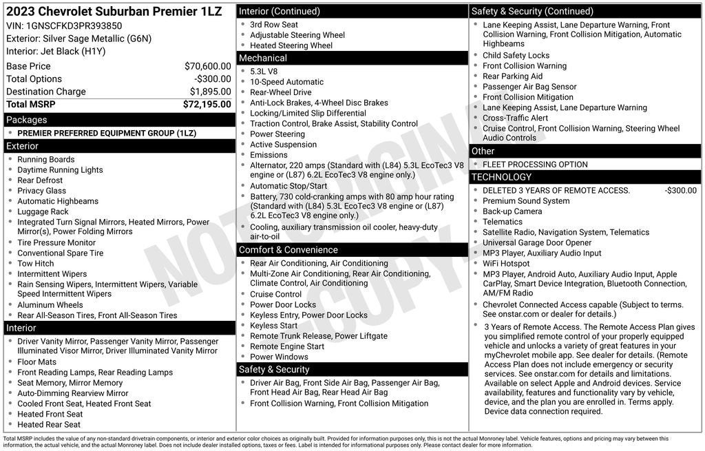 2023 Chevrolet Suburban Premier