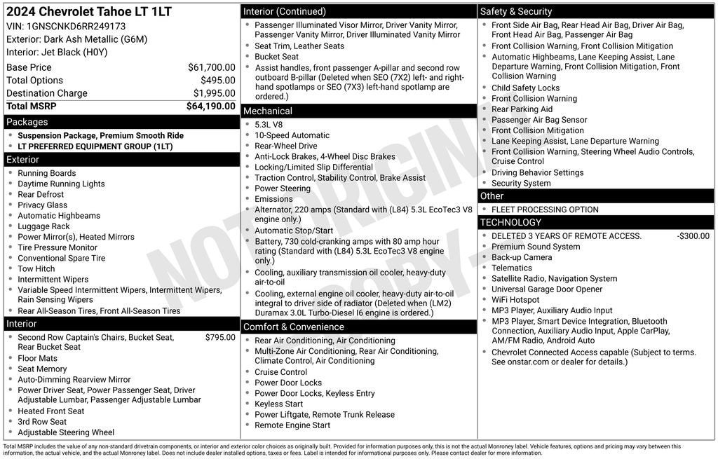 2024 Chevrolet Tahoe LT