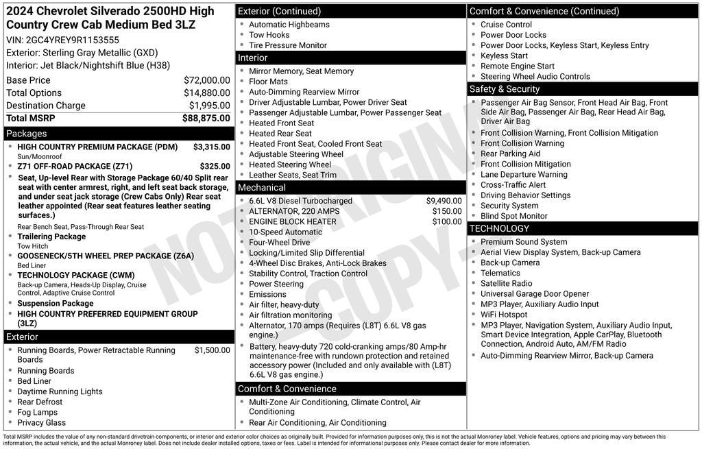 2024 Chevrolet Silverado 2500 HD High Country