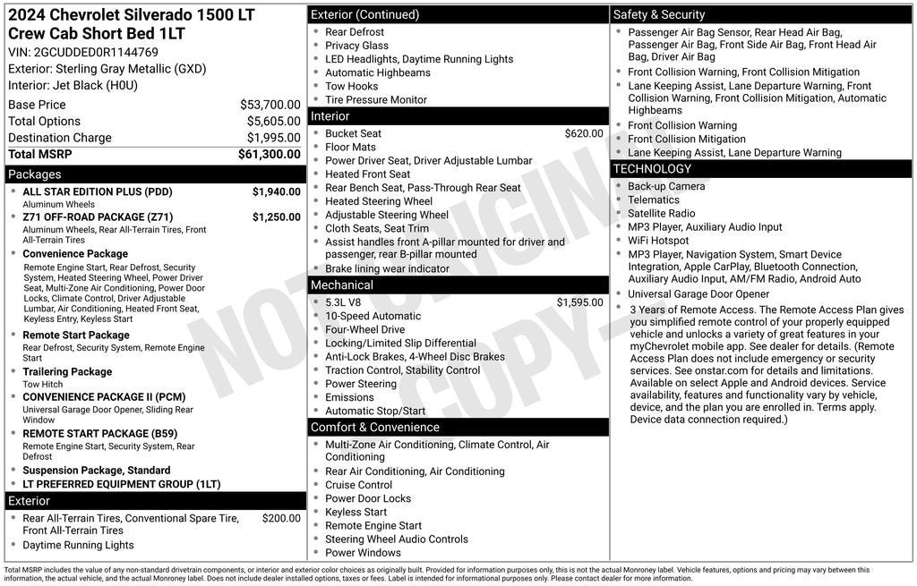2024 Chevrolet Silverado 1500 LT